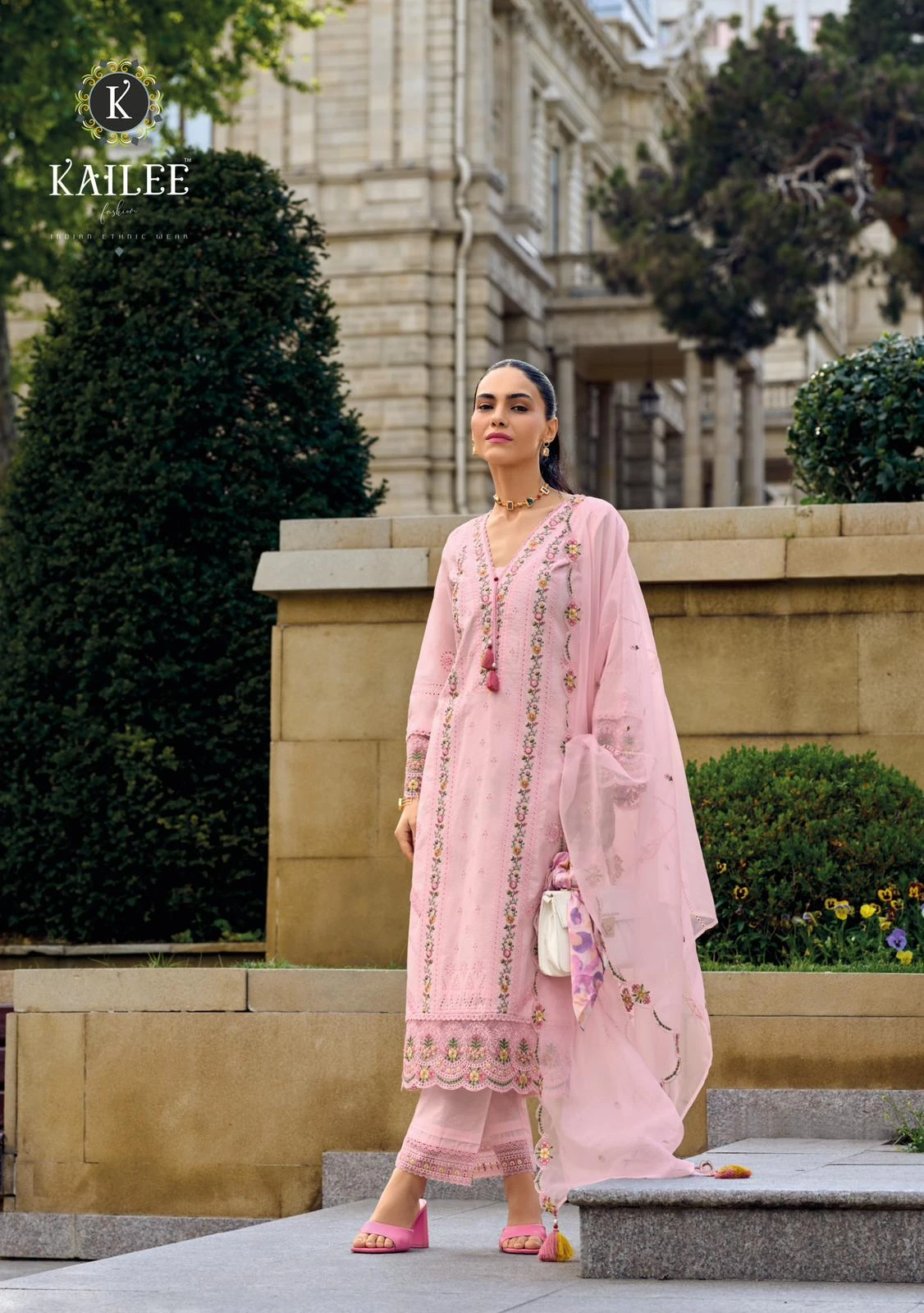 Kailee Fashion Tehjeeb Pure Cotton Wholesale Fancy Readymade Salwar Suit Catalog — Wholesale, Kailee Fashion wholesale from Surat — view 6